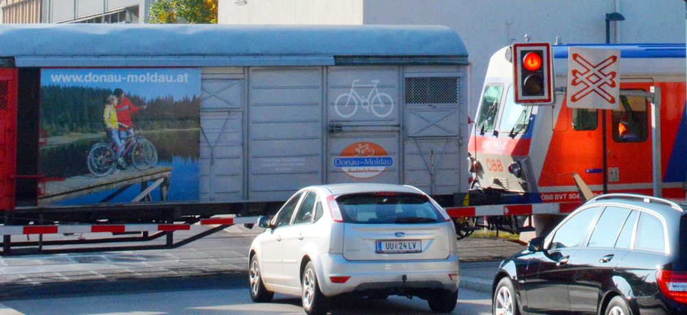 Велотур Пассау-Вена - железные дороги вдоль Дуная между Пассау и Веной