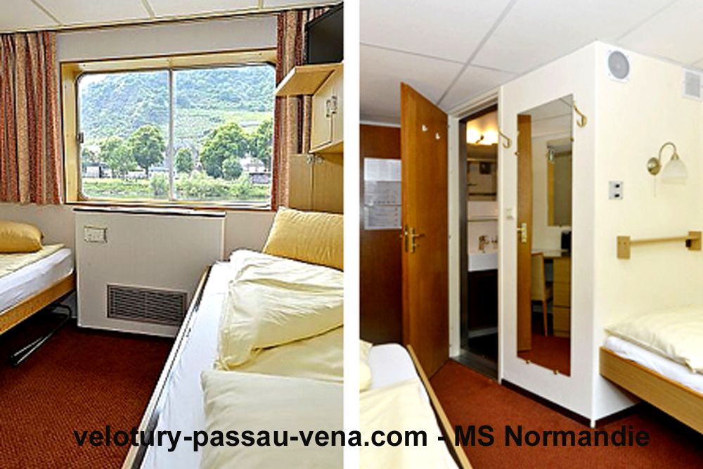 MS Normandie - kabina